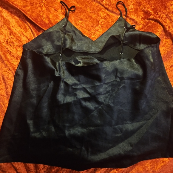 Silk satin camisole - size large - Picture 3 of 4
